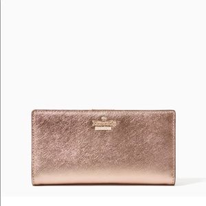 Kate ♠️ Cameron Street Stacy Wallet in Rose Gold
